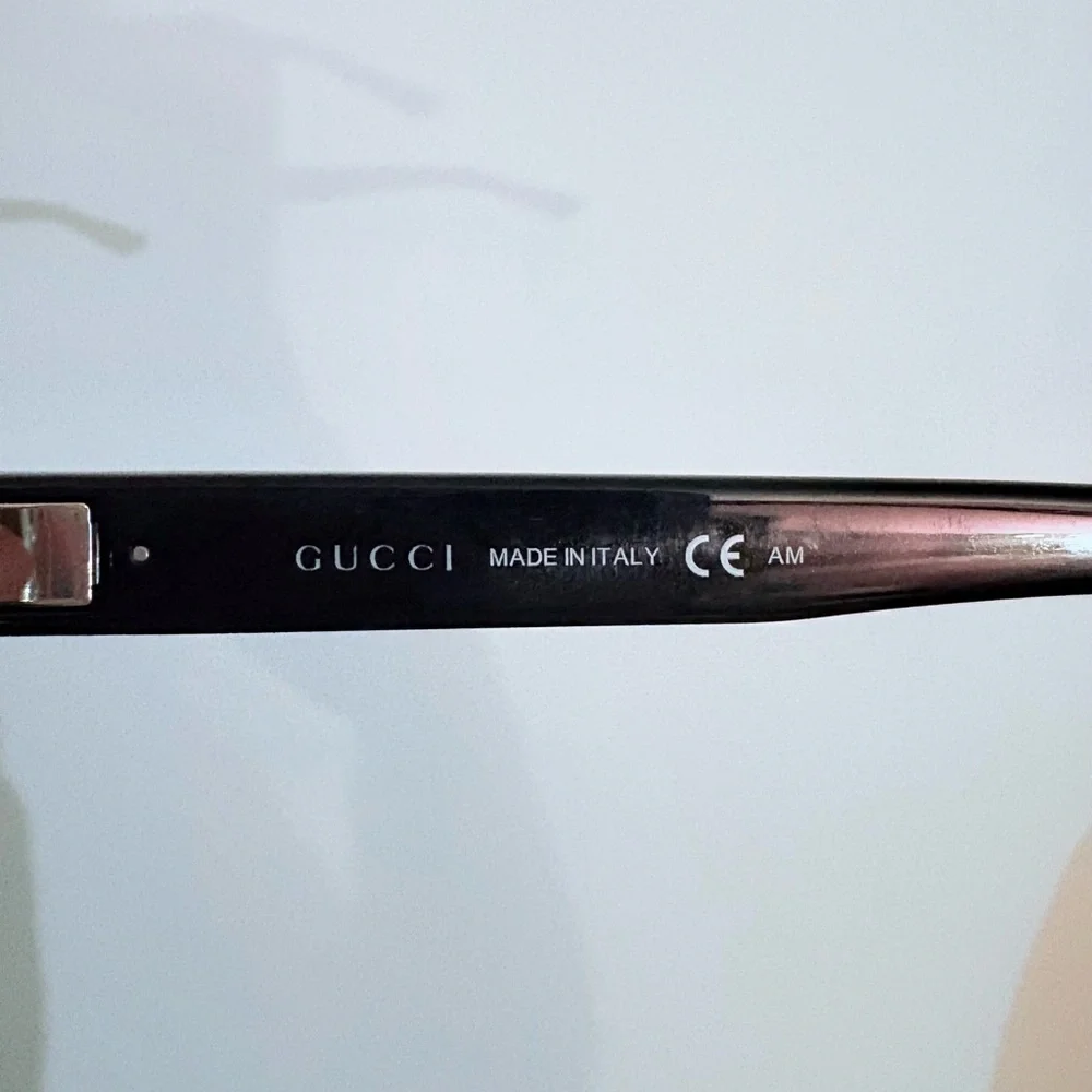 Gucci Green and Brown Tortoiseshell Rectangular Eyeglasses Frames